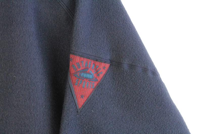 Vintage Puma Fleece 1/4 Zip Medium / Large