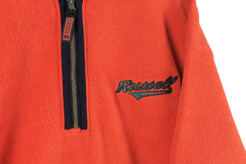 Vintage Russell Fleece 1/4 Zip Large