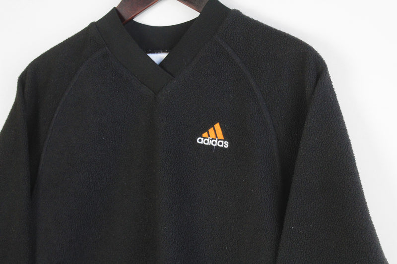 Vintage Adidas Fleece Sweatshirt Women's Medium