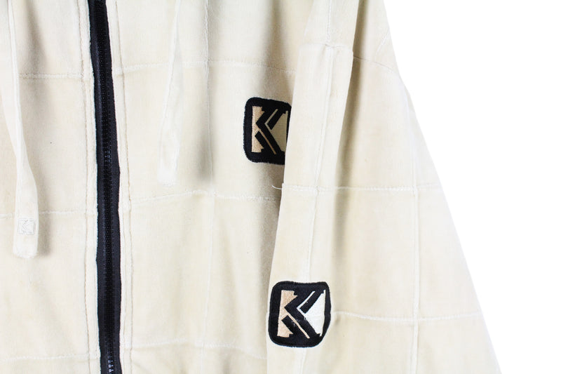 Vintage Karl Kani Hoodie Full Zip XLarge