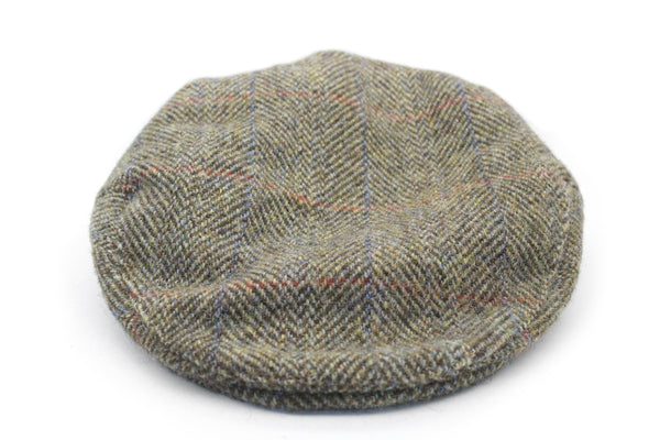 Vintage Harris Tweed Newsboy Cap