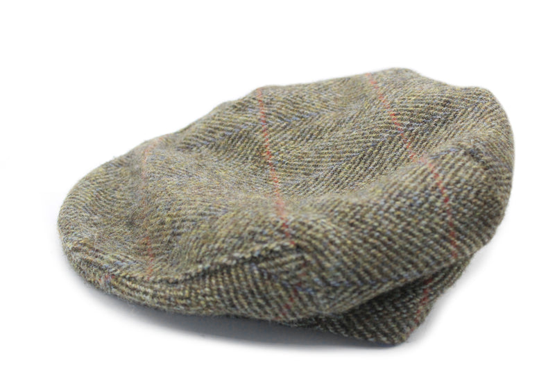 Vintage Harris Tweed Newsboy Cap