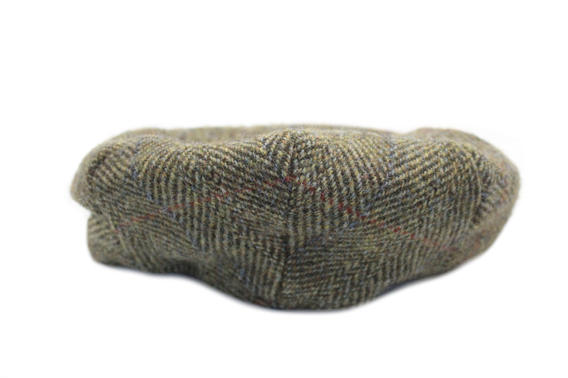 Vintage Harris Tweed Newsboy Cap