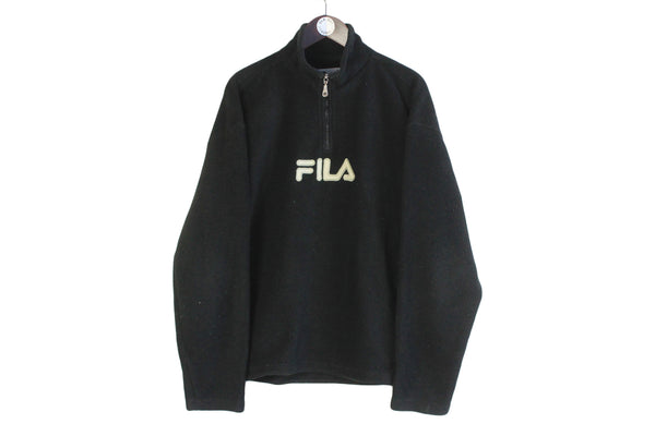Vintage Fila Fleece 1/4 Zip Large