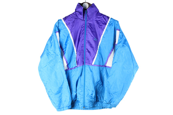 Vintage Puma Tracksuit Small blue purple 90s retro classic track jacket and sport pants light wear 