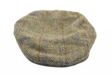 Vintage Harris Tweed Newsboy Cap