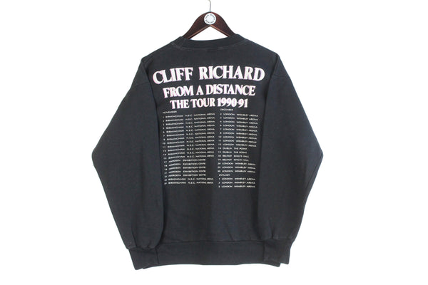 Vintage Cliff Richard "From Distance Tour" 1990/91 Sweatshirt Small