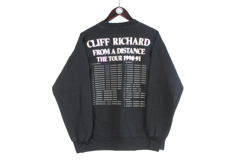 Vintage Cliff Richard "From Distance Tour" 1990/91 Sweatshirt Small
