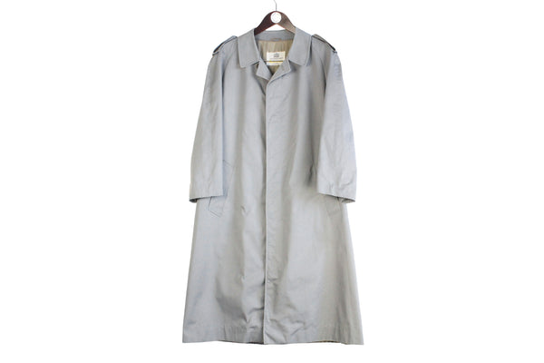 Vintage Aquascutum Trench Coat 3/4 Sleeve XLarge