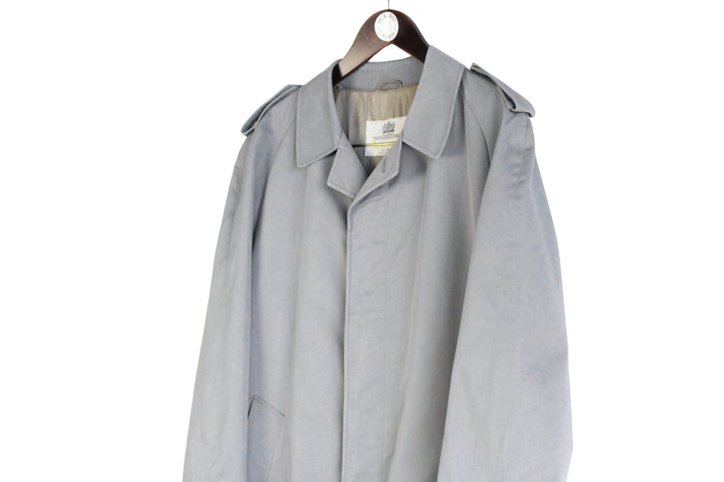 Vintage Aquascutum Trench Coat 3/4 Sleeve XLarge