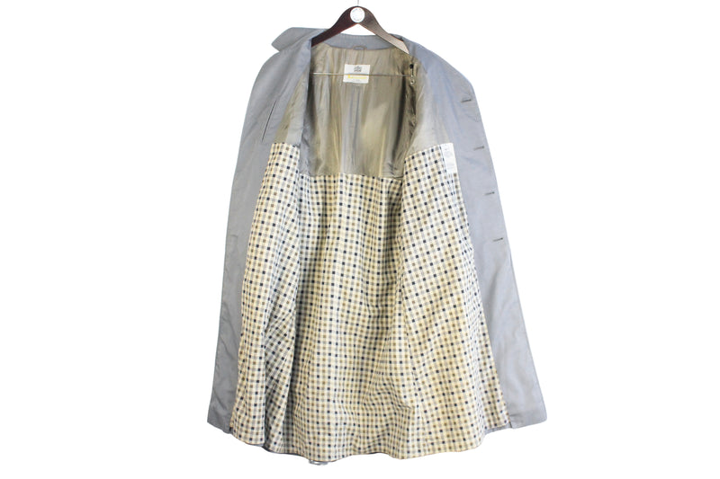 Vintage Aquascutum Trench Coat 3/4 Sleeve XLarge