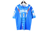 Vintage Italia Team 1998 France World Cup Jersey T-Shirt XLarge Italy football t-shirt big logo sport style oversized calcio 90s