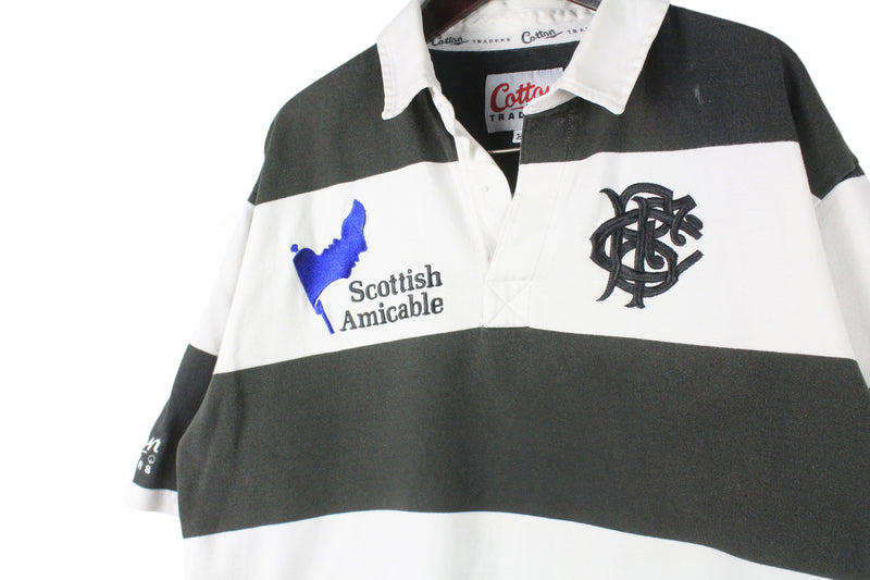 Vintage Barbarian Rugby Polo T-Shirt XLarge