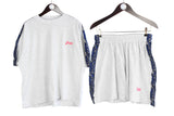 Vintage Asics Sport Suit T-Shirt and Shorts Medium Oversized
