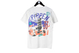 Vintage Nike Scottie Pippen T-Shirt Medium #33 Chicago Bulls big logo rare streetwear basketball NBA t-shirt 90s 80s