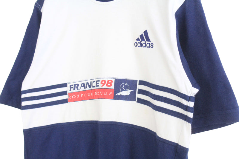Vintage France 98 Adidas T-Shirt Small