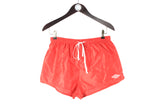 Vintage Umbro Shorts Medium red 90s retro running sport style 