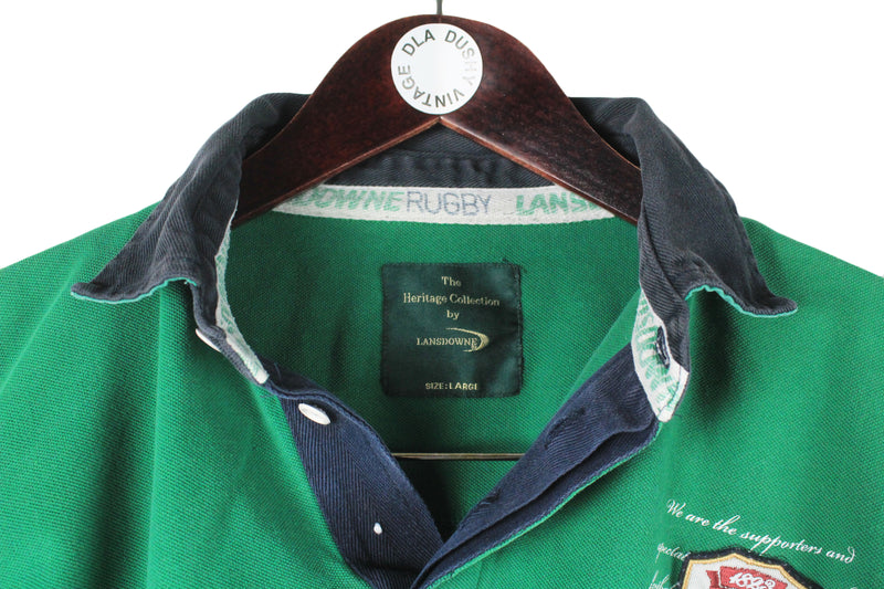 Vintage Ireland Team Rugby Shirt Women's Large