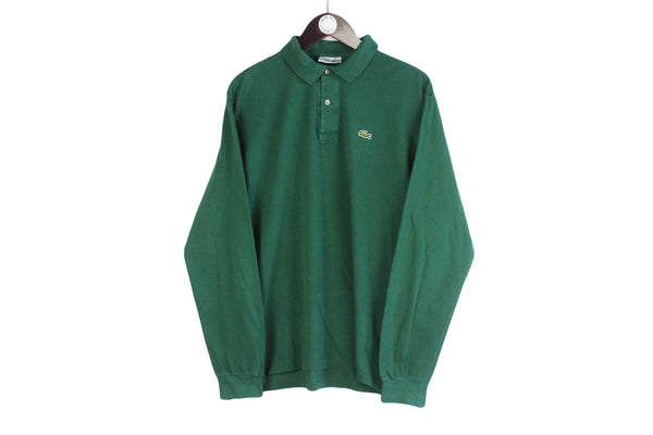 Vintage Lacoste Polo Long Sleeve T-Shirt Large