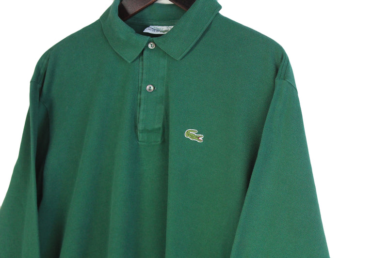Vintage Lacoste Polo Long Sleeve T-Shirt Large