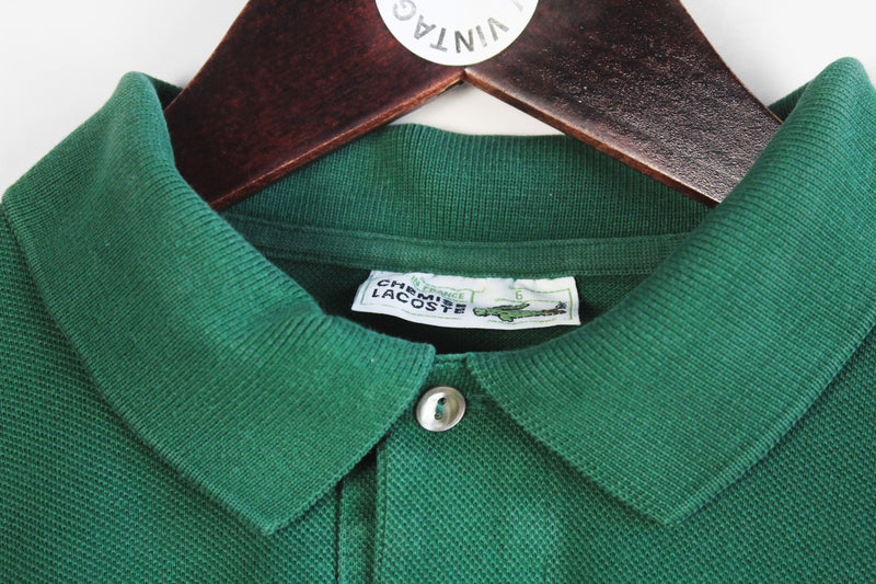 Vintage Lacoste Polo Long Sleeve T-Shirt Large