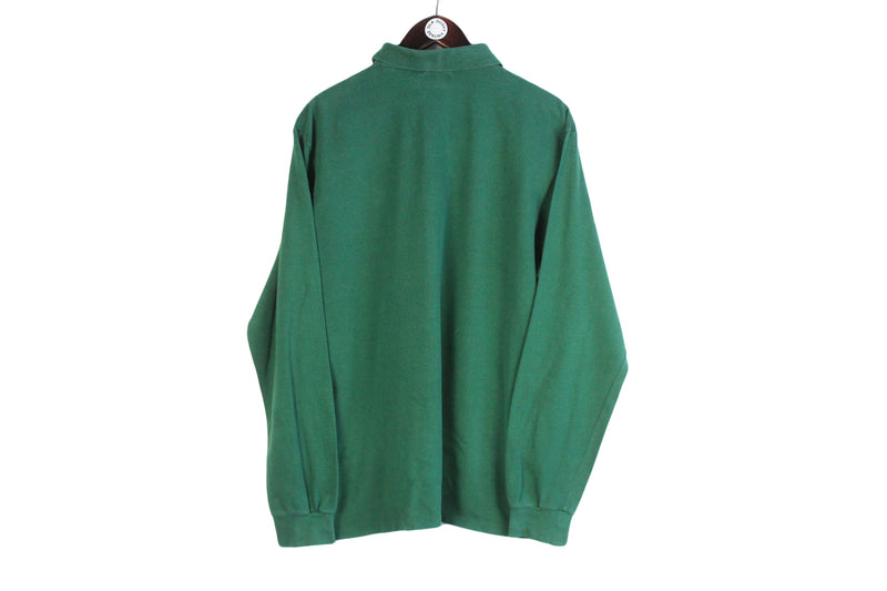 Vintage Lacoste Polo Long Sleeve T-Shirt Large