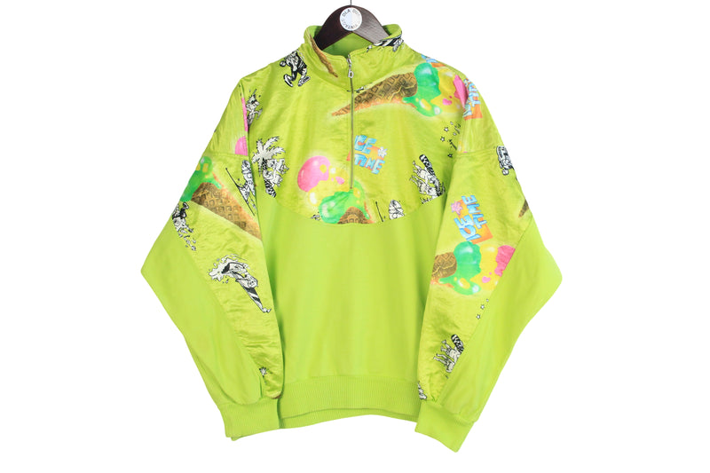 Vintage Benger Sweatshirt 1/4 Zip Women's Medium