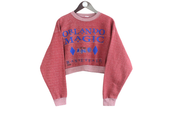 Vintage Orlando Magic Sweatshirt Cropped Top Women's Large