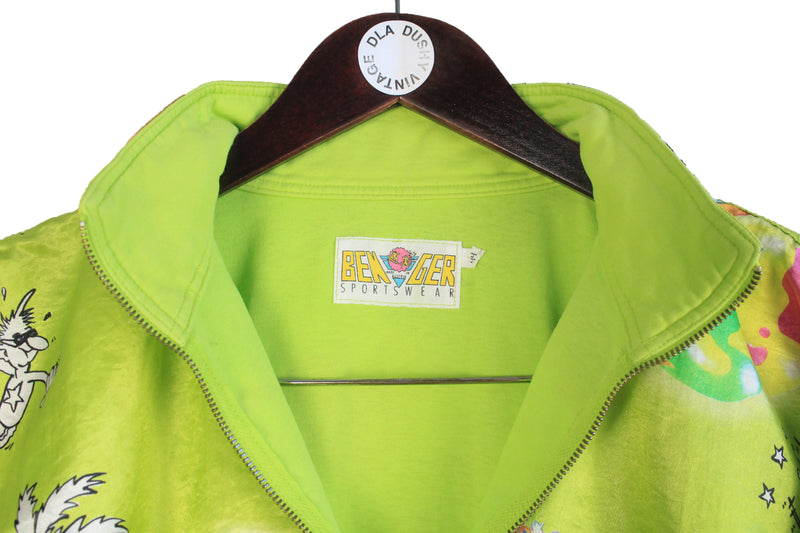 Vintage Benger Sweatshirt 1/4 Zip Women's Medium