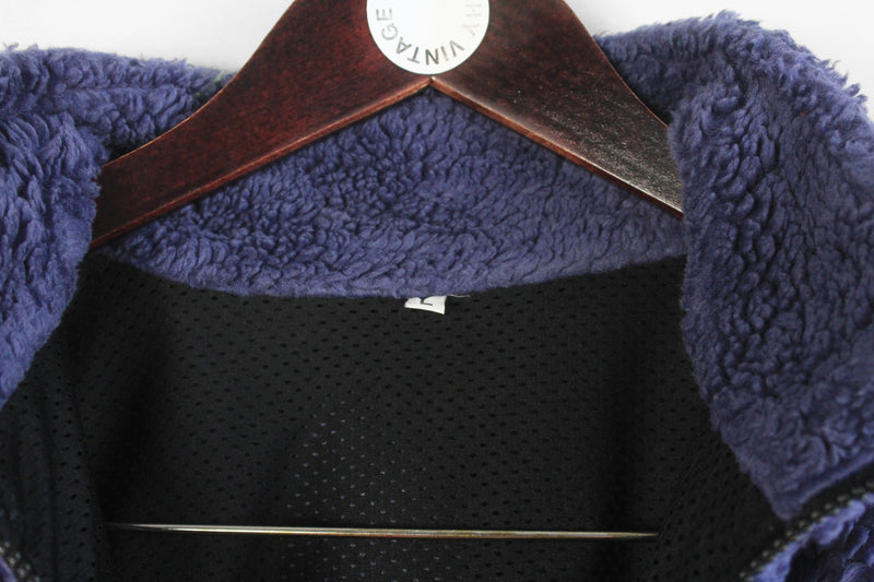 Vintage Floral Fleece Full Zip Large