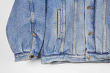 Vintage Across Sherpa Denim Jacket Small