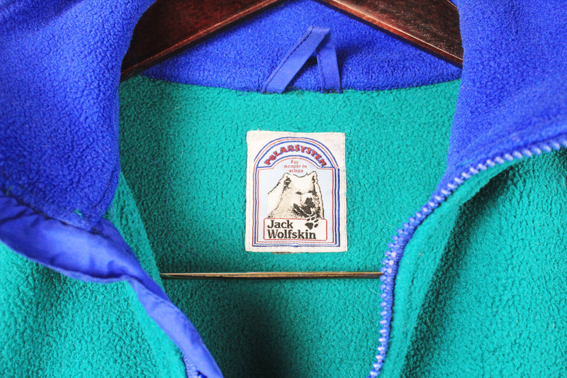 Vintage Jack Wolfskin Fleece Full Zip Women's Small