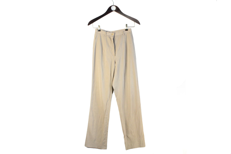 Vintage Jil Sander Pants Women's 34 beige brown trousers streetwear luxury style 90s