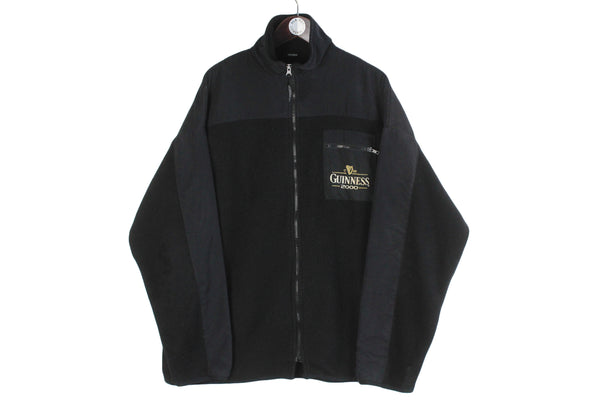Vintage Guinness Fleece Full Zip XLarge