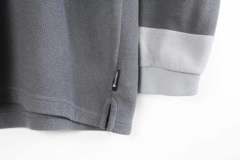 Vintage Guinness Fleece Rugby Shirt Large