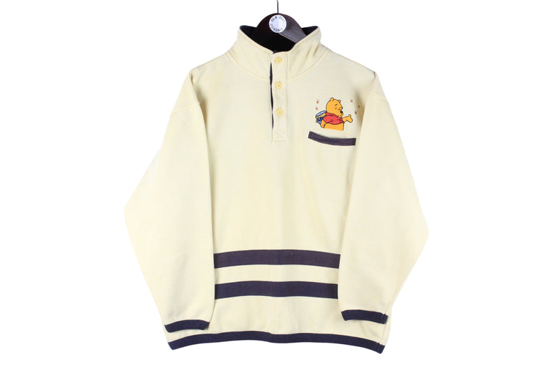 Vintage Winnie the Pooh Sweatshirt 1/4 Zip Women's Medium