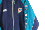 Vintage Miami Dolphins Puma Track Jacket Large