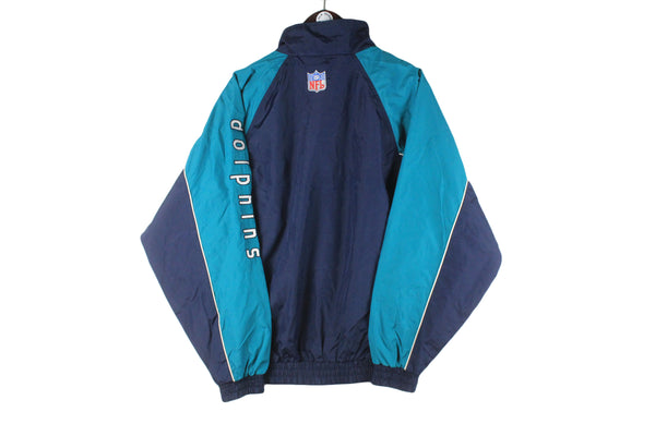 Vintage Miami Dolphins Puma Track Jacket Large