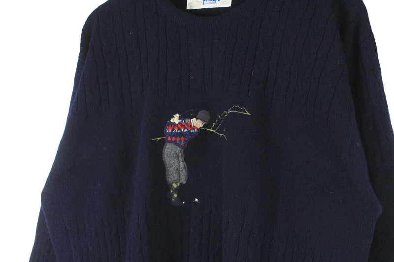 Vintage Pringle Sweater Large