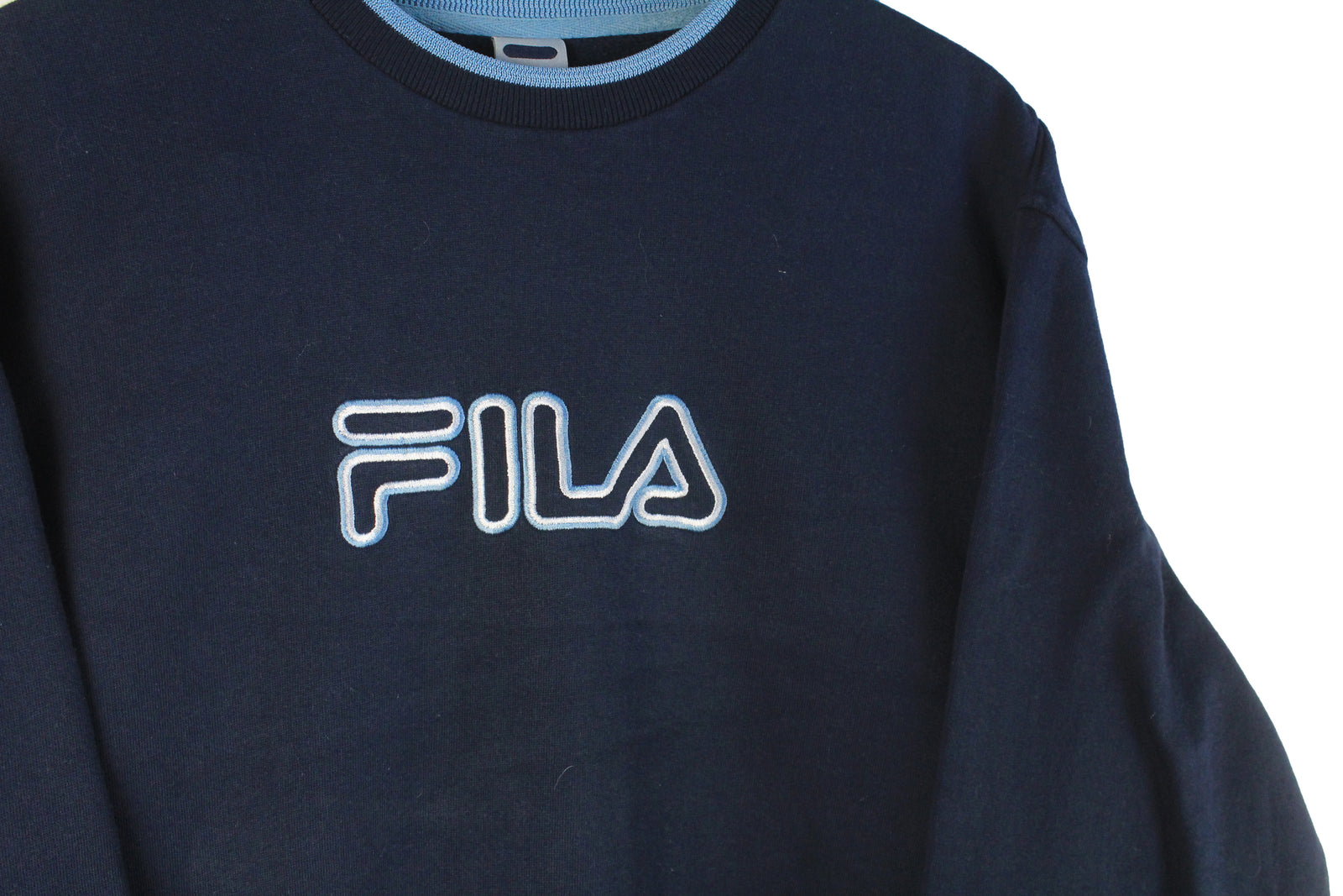 Navy fila jumper best sale