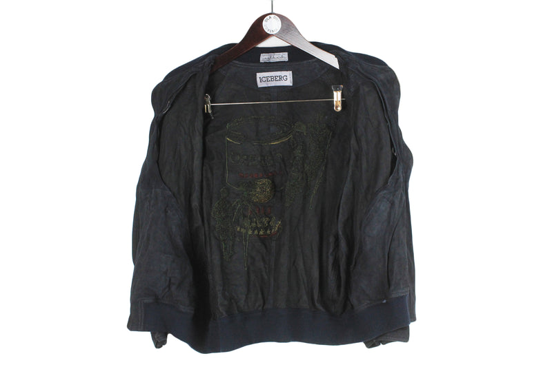 Vintage Iceberg Leather Jacket Women's Small