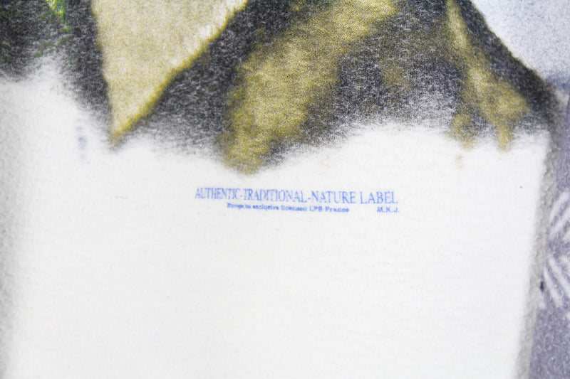 Vintage Wolf Fleece Half Zip Medium