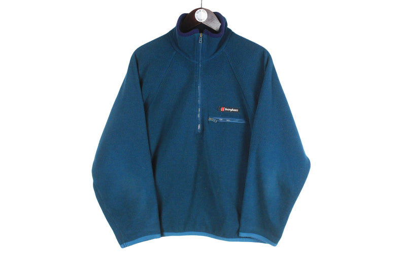 Vintage Berghaus Fleece Half Zip Women's Medium