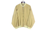 Vintage Silk Bomber Jacket Large