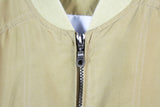 Vintage Silk Bomber Jacket Large