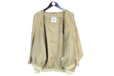 Vintage Silk Bomber Jacket Large