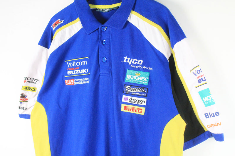 Vintage Suzuki Racing Team Polo T-Shirt XXLarge