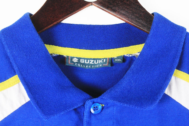 Vintage Suzuki Racing Team Polo T-Shirt XXLarge