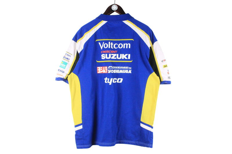 Vintage Suzuki Racing Team Polo T-Shirt XXLarge