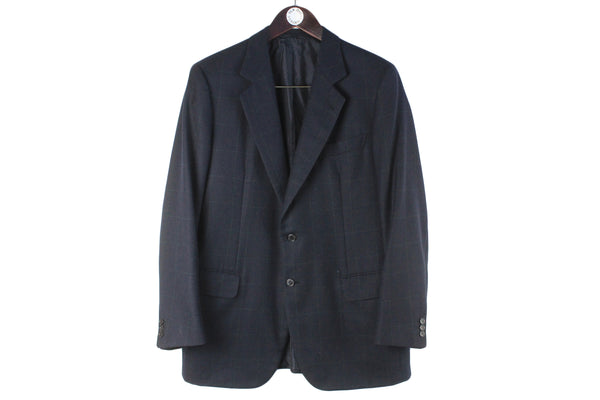 Brioni Blazer Large blue navy authentic luxury brand 2 buttons jacket